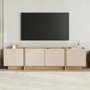 Nordure Lowen Soporte para TV Mink y Sapphire Oak